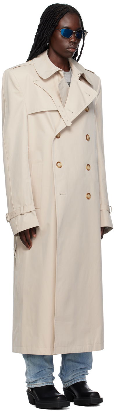 Тренчкот VETEMENTS VTMNTS Tailored Trench Coat Бежово | VL18CO300W, 1