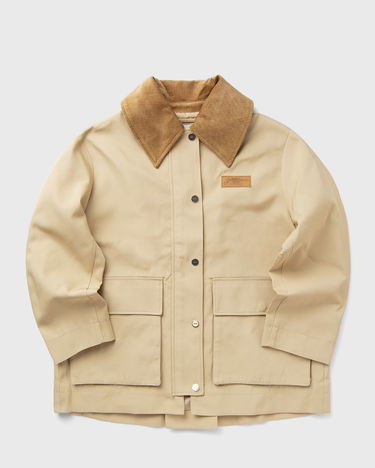 Яке GANNI Twill Midi Jacket Бежово | W0757-531, 2