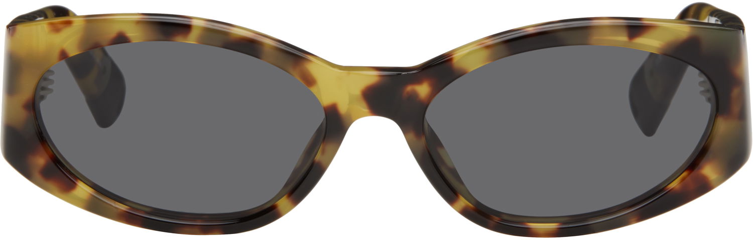 Слънчеви очила Jacquemus Tortoiseshell 'Ovalo' Sunglasses Кафяво | JAC4C9SUN, 0