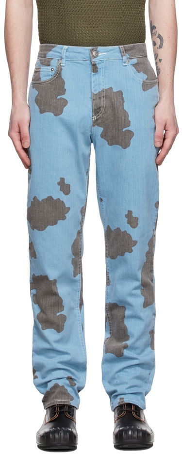 Дънки Coperni Straight-Leg Jeans Синьо | COPRS22P14203MEN, 0