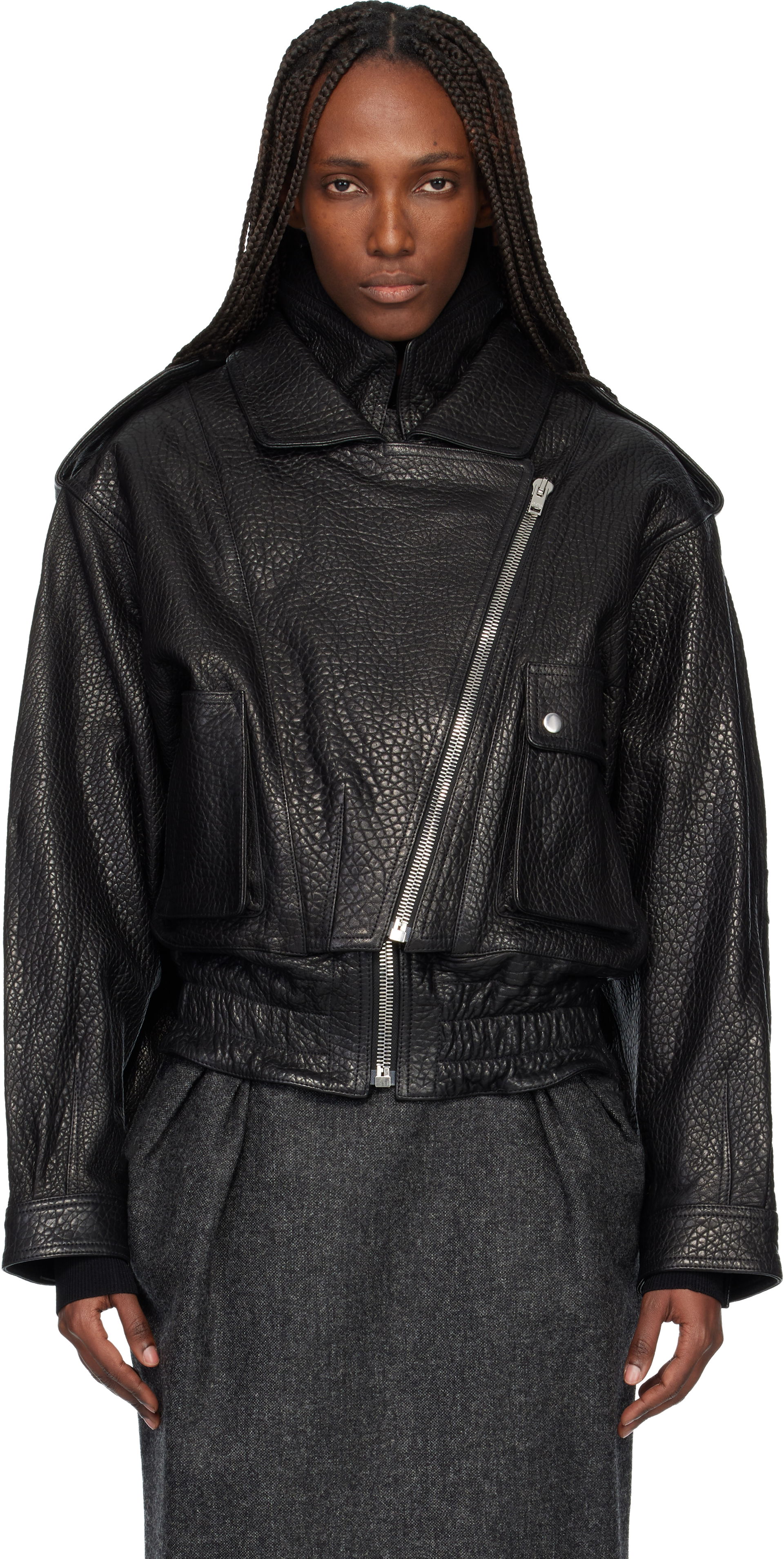 Aneli Leather Jacket, 0