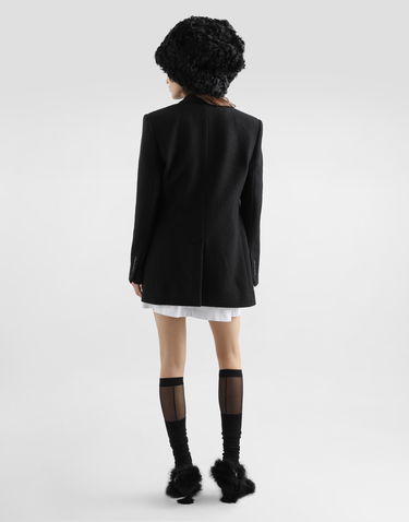Яке Dolce & Gabbana Dolce & Gabbana Double-Breasted Wool Jacket Черно | F29UBTHU2BBN0000, 2