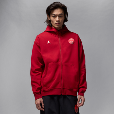 Суитчър Nike Paris Saint-Germain Full-Zip Hoodie Червено | HQ2198-659, 0