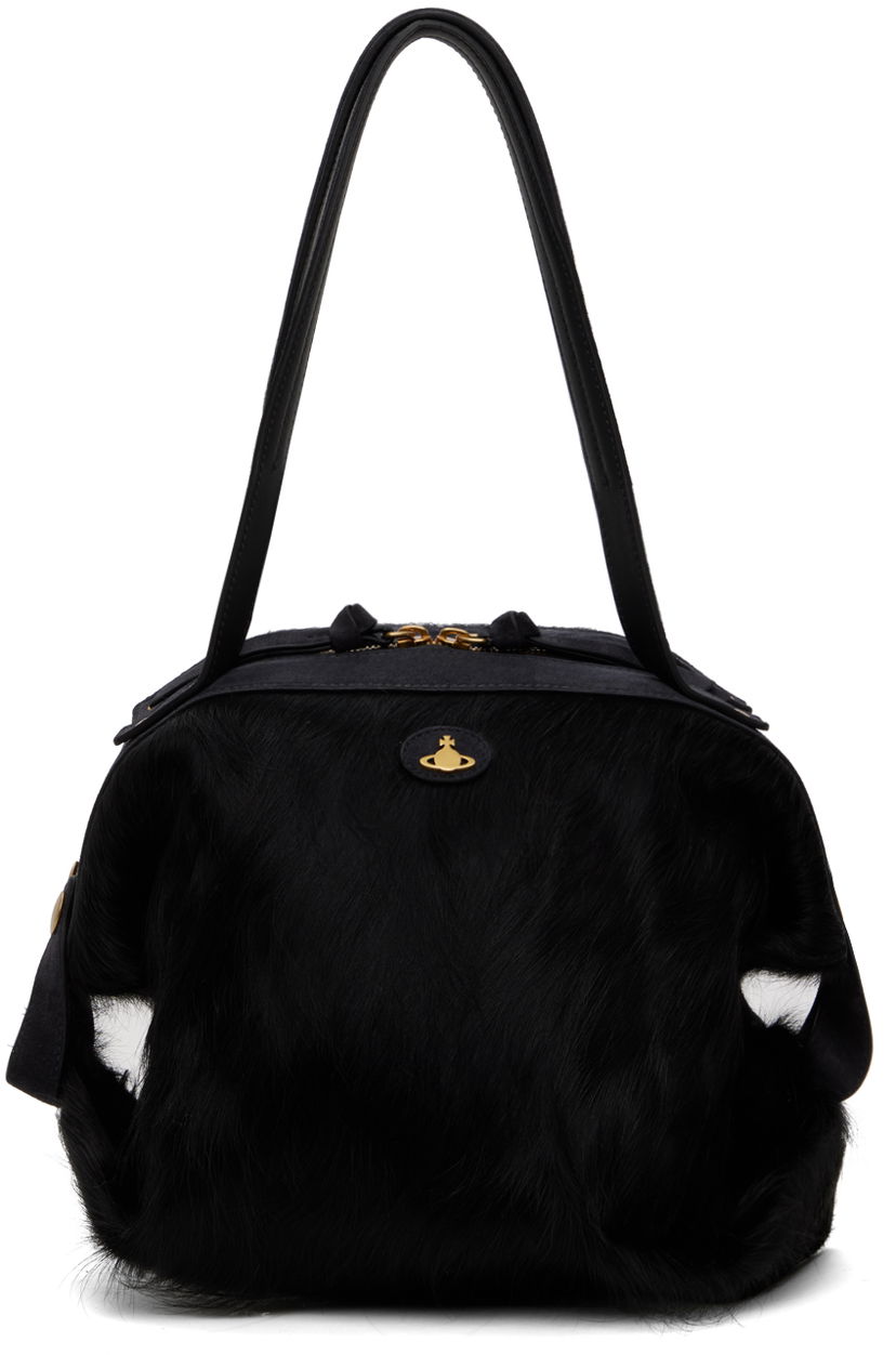 Чанта за пътуване Vivienne Westwood Mara Medium Holdall Bag Черно | 4702000BU-L007M-