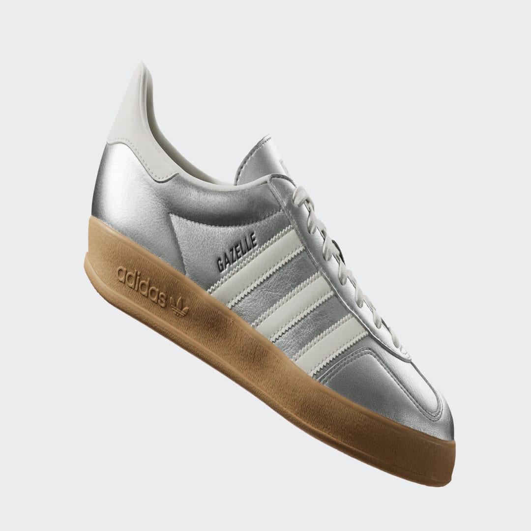 Кецове и обувки adidas Originals Gazelle Indoor Металик | JR1206, 1