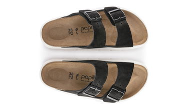 Кецове и обувки Birkenstock Arizona Chunky Suede Leather Narrow Fit Черно | 1023717, 3
