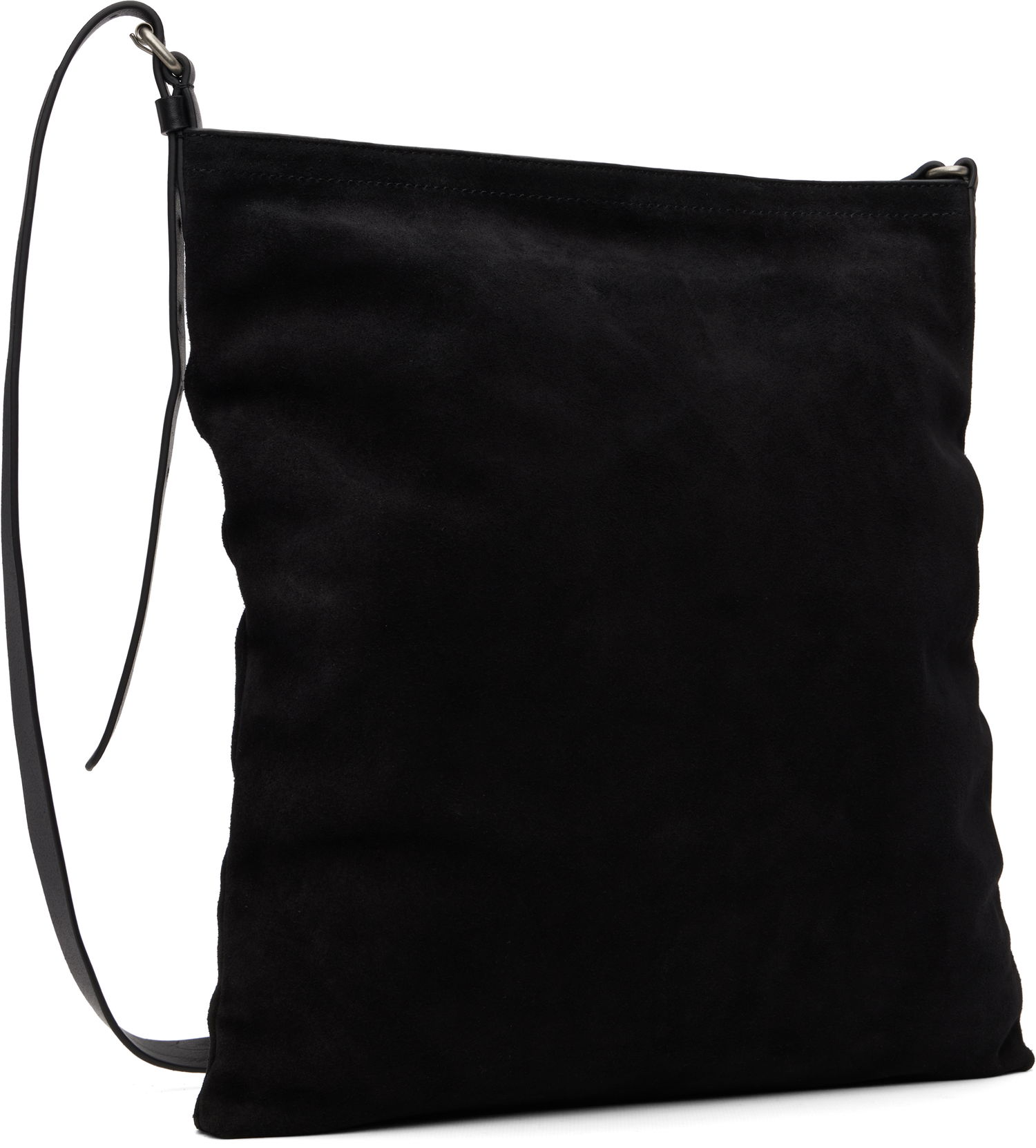 Чанта през рамо Dries Van Noten Dries Van Noten Suede Shoulder Bag Черно | 252-021504-184, 1