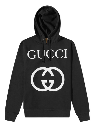 Суитчър Gucci Interlocking Gg Hoody Черно | 475374-X3Q25-1289