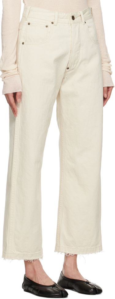 Дънки Maison Margiela Maison Margiela Frayed Jeans Бяло | S50LA0240 M30026, 1