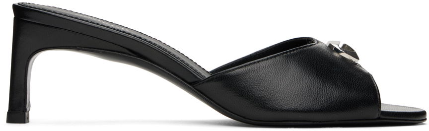 Кецове и обувки Coperni Logo Detail Mules Черно | COPSH49477, 0