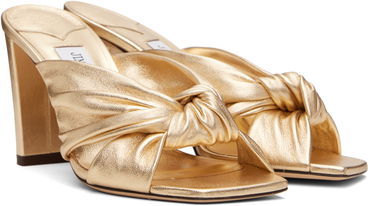Аксесоари Jimmy Choo Jimmy Choo Avenue 85 Heeled Mules Металик | AVENUE 85, 3