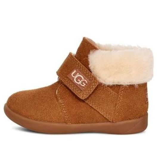 Кецове и обувки UGG UGG Nolen Turn Fur Short Boots Кафяво | 1106229T-CHE