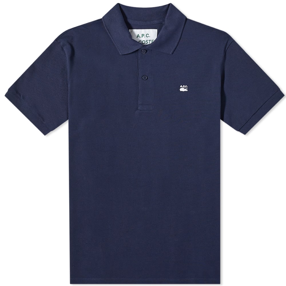 Поло тениска A.P.C. Polo x Lacoste Тъмно синьо | COEXW-H26124-IAJ, 0