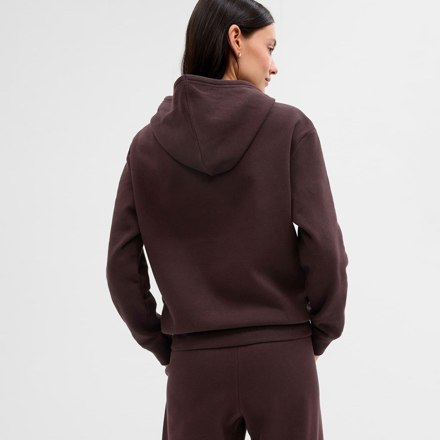 Суитчър GAP Logo Pullover Hoodie Turkish Coffee Кафяво | 463506-35, 1