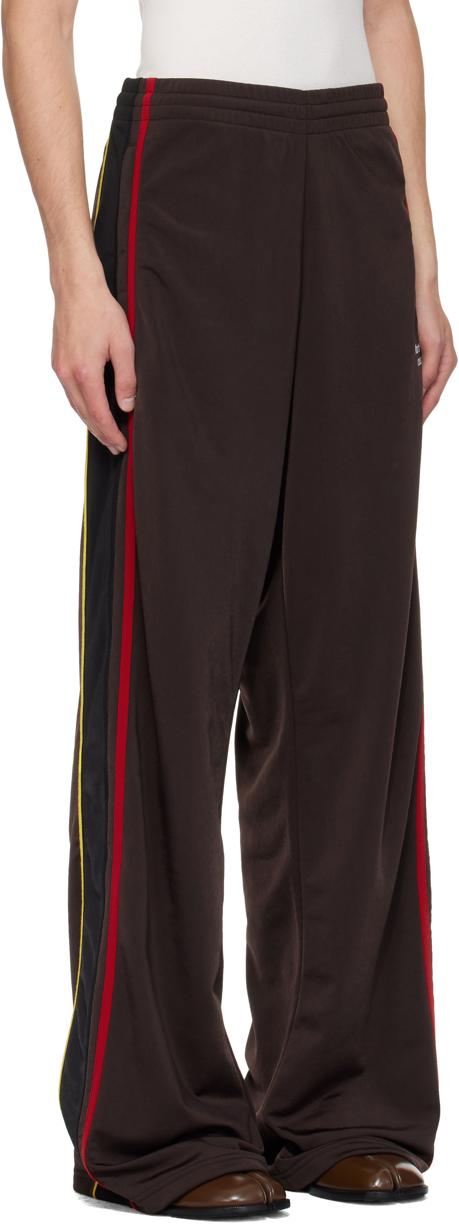Спортни панталони Martine Rose Martine Rose Wide Leg Track Pants Кафяво | 167JT12722, 1
