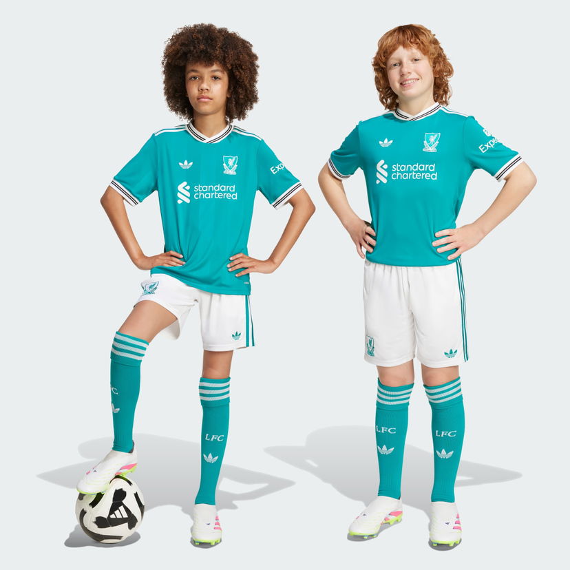 Къси панталони adidas Performance Liverpool FC 25/26 Third Тюркоазено | JV6474