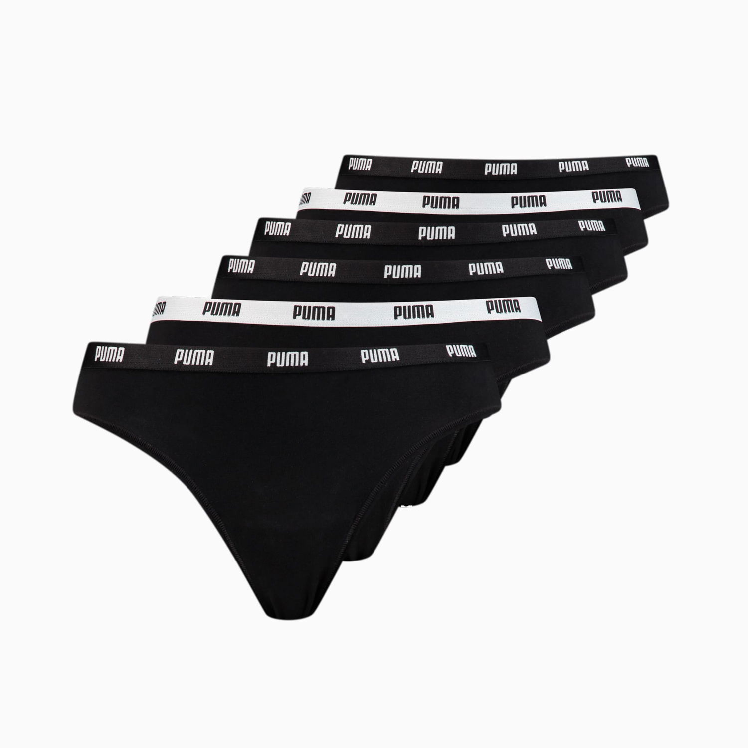гащички Puma 6 Pack Thong Черно | 935579_01, 1