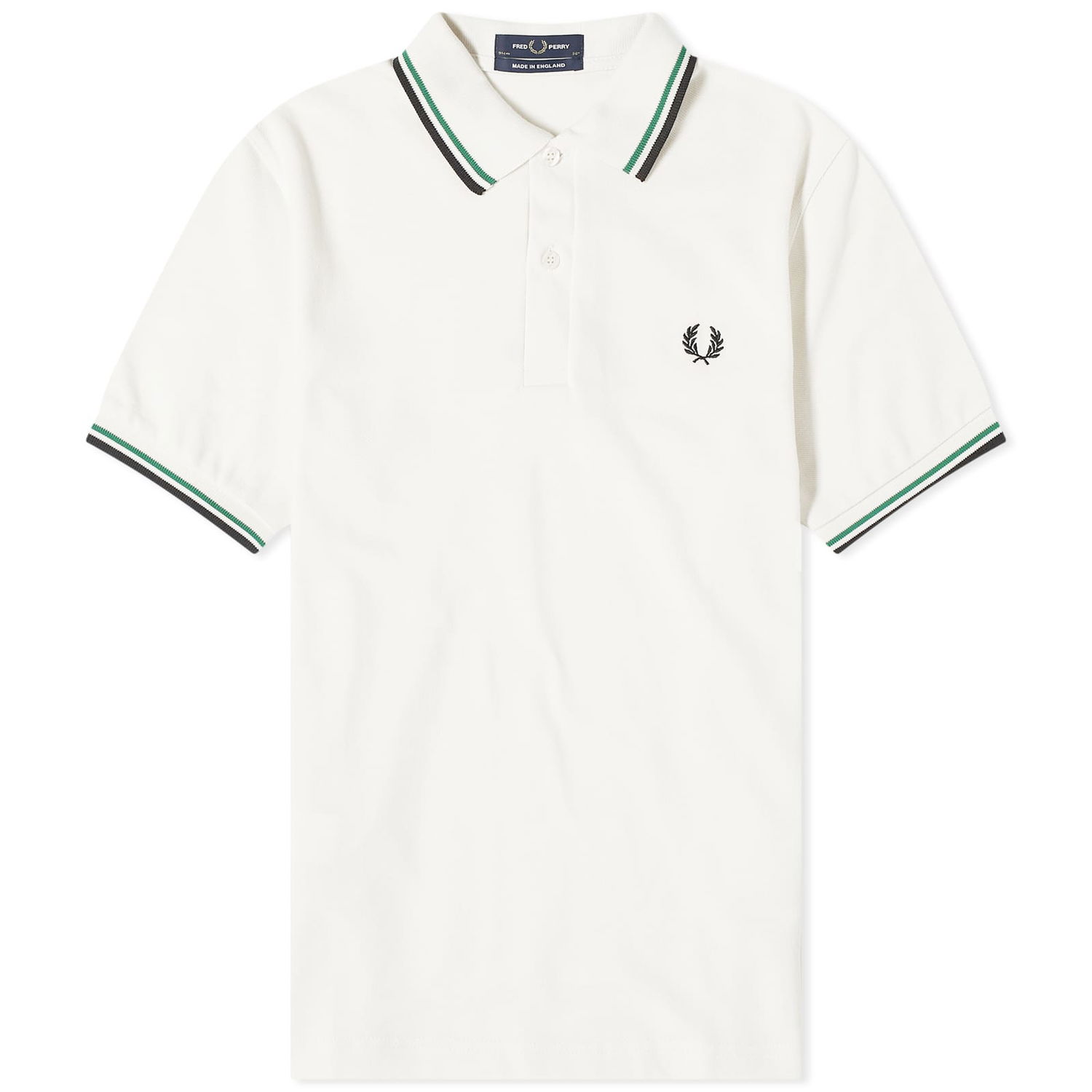 Поло тениска Fred Perry Twin Tipped Polo Tee Бяло | M12-T25, 0