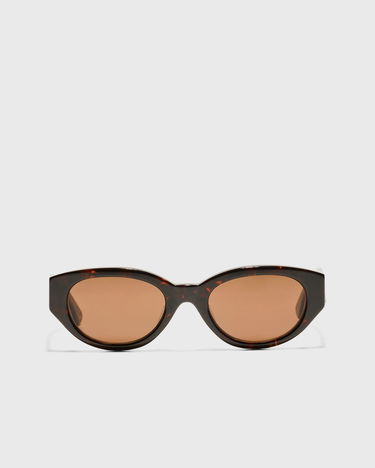 Слънчеви очила Samsoe Samsoe Sajude Oval Sunglasses Кафяво | U25100013-TORTOISE-BROWN, 1