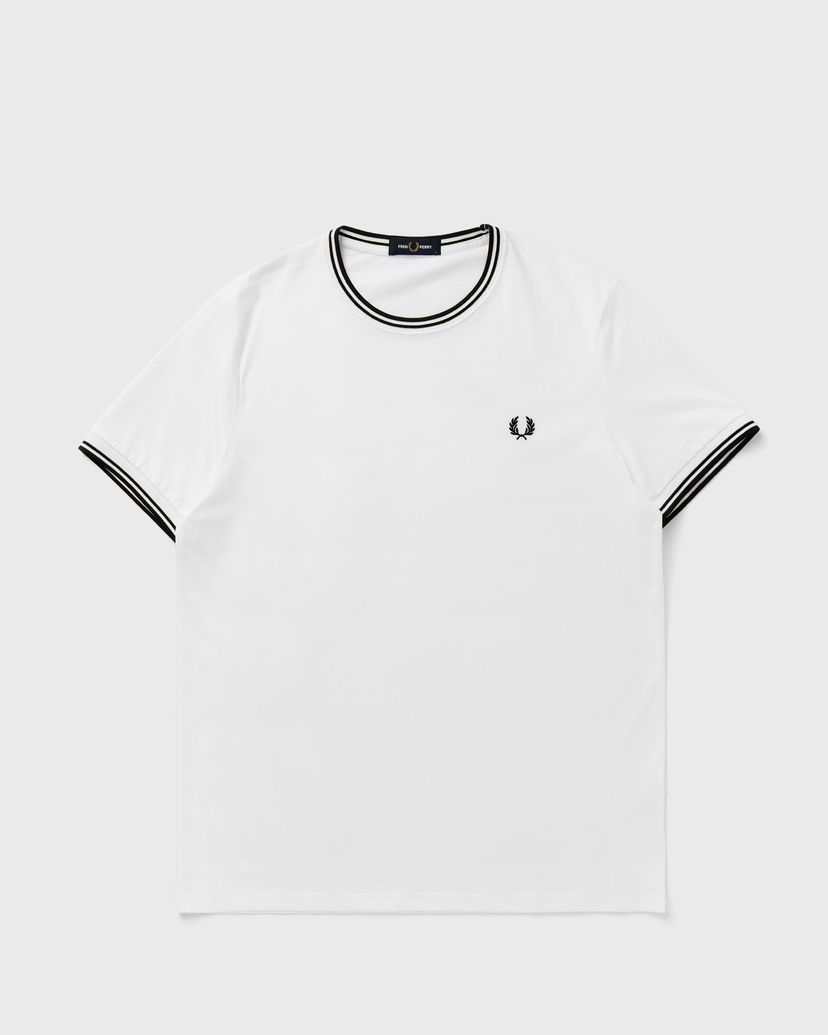 Тениска Fred Perry Twin Tipped T-Shirt Бяло | M1588V-100