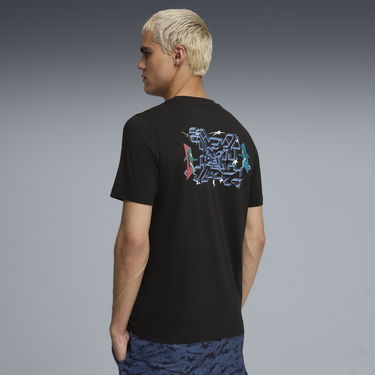 Тениски и потници Puma PUMA x SQUID GAME Graphic Tee Черно | 630706_01, 3