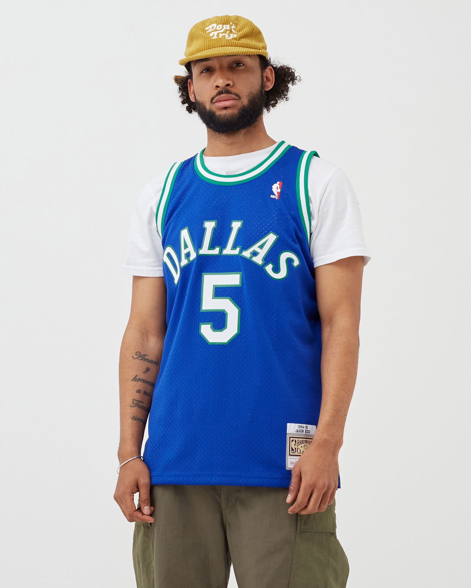 Фланелка Mitchell & Ness Mitchell & Ness Dallas Hardwood Classics Basketball Jersey Синьо | SMJYGS18157-DMAROYA94JKI, 1