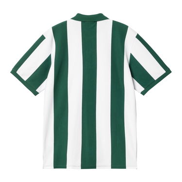 Поло тениска Carhartt WIP Hinton Polo Tee Зелено | I032972_23V_XX, 4