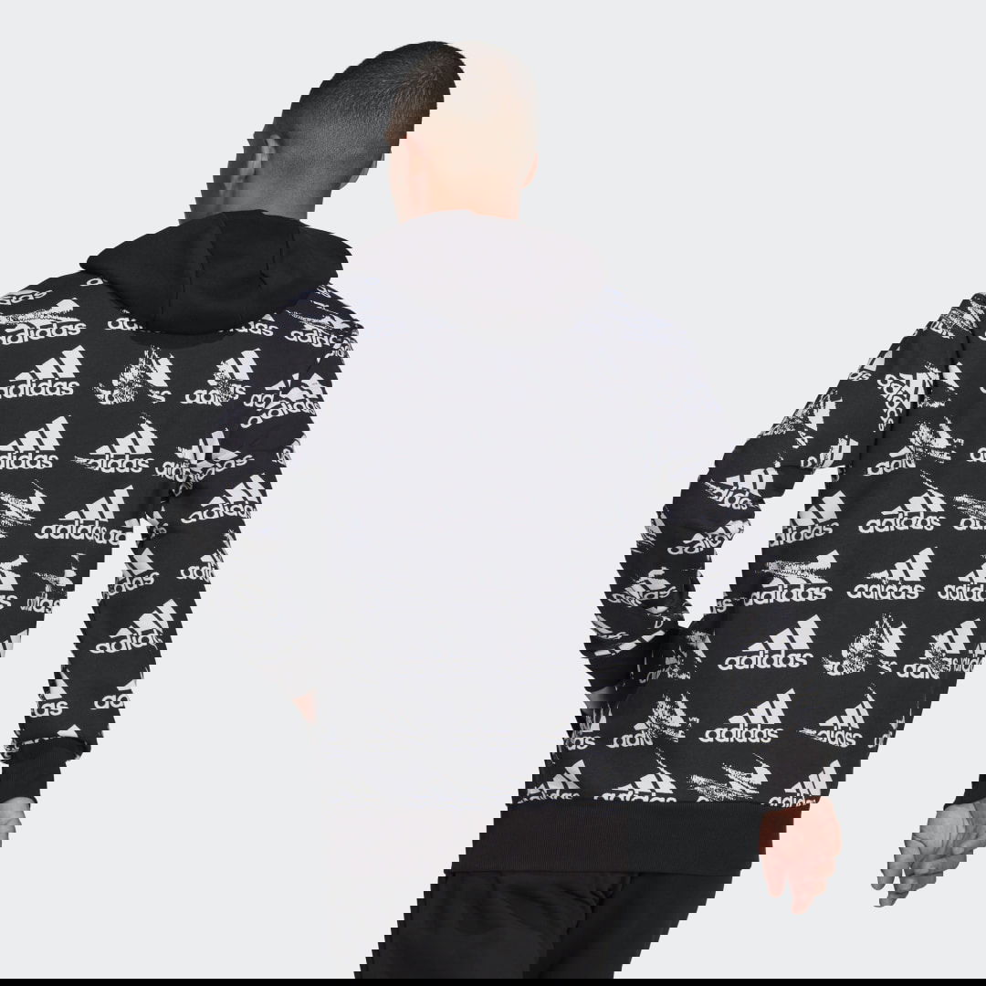 Суитчър adidas Originals Essentials Brandlove French Terry Crew Черно | HE1782, 1