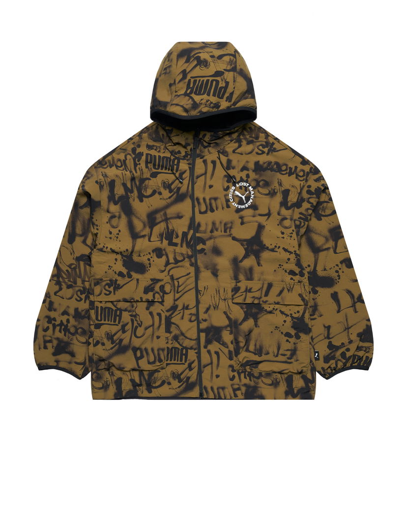 Ветровка Puma Lost Management Cities x Reversible Jacket Кафяво | 626565-40