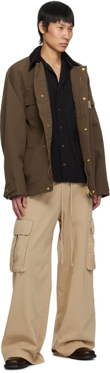 Карго панталони Palm Angels Palm Angels French Terry Cargo Pants Бежово | PMCF034S25FAB0016262, 3