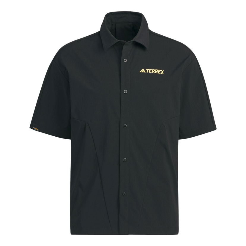 Риза adidas Originals Terrex Short Sleeve Shirt Черно | IC1963