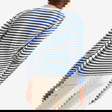Тениска BEAMS Beams Boy Long Sleeve Striped T-Shirt Синьо | 13140060654-75, 3