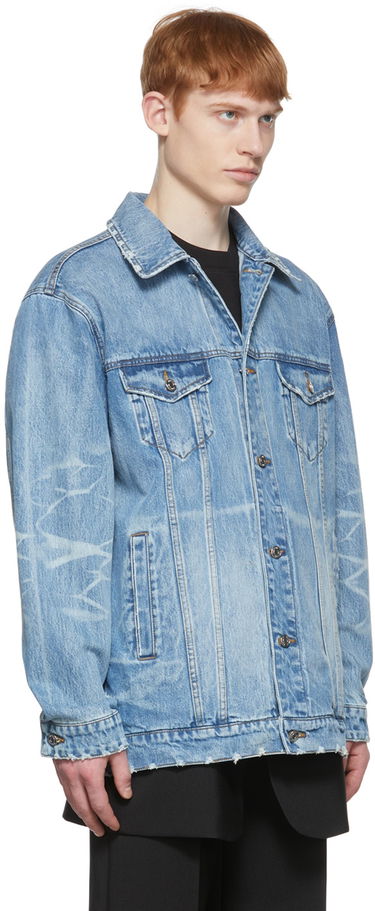 Яке We11done We11done Trucker Denim Jacket Синьо | WD-DJ1-22-354-U-BL, 1