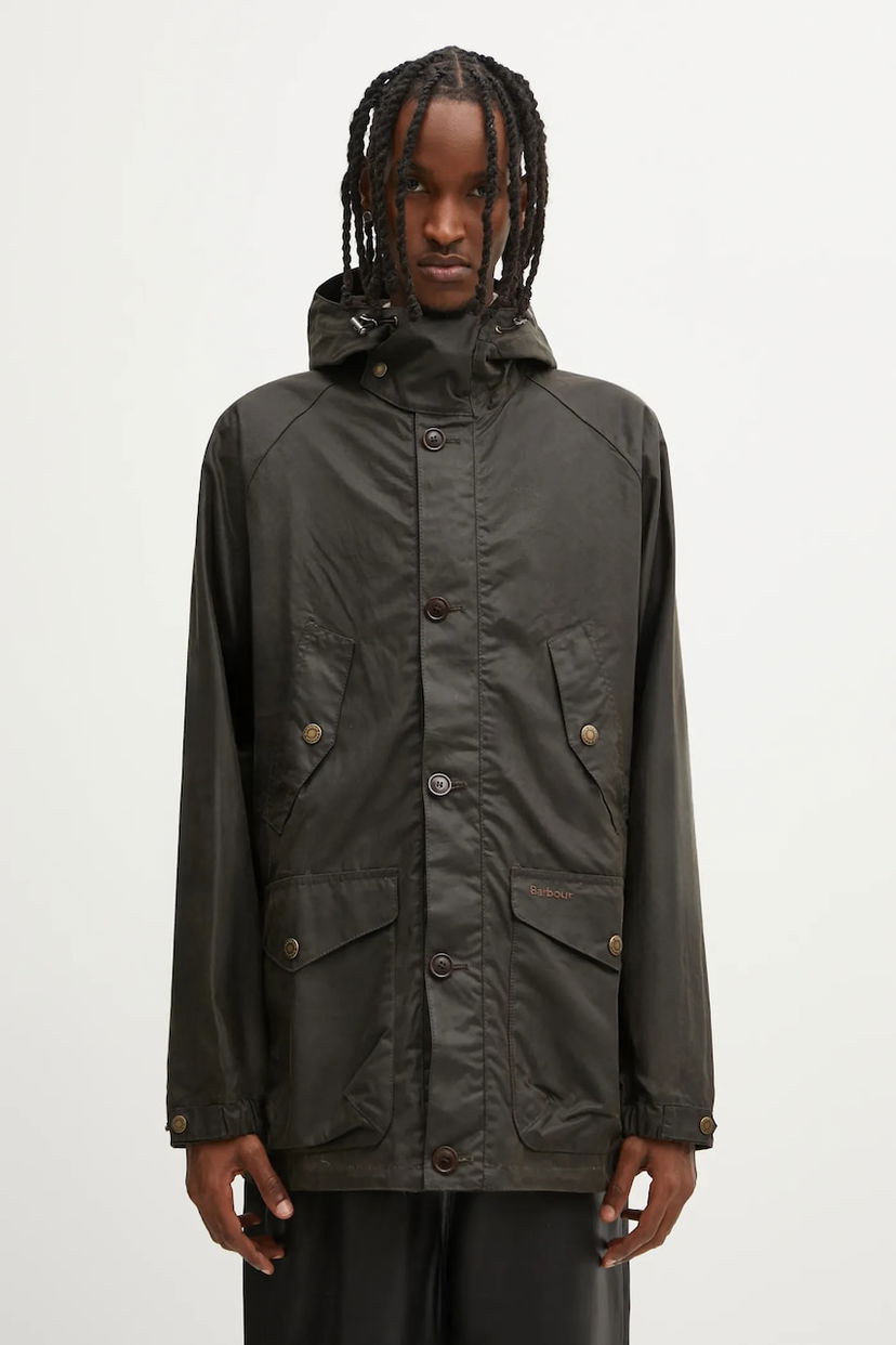 Парка Barbour Barbour Re-Engineered Endurance Mountain Wax Parka Зелено | MWX2484OL71