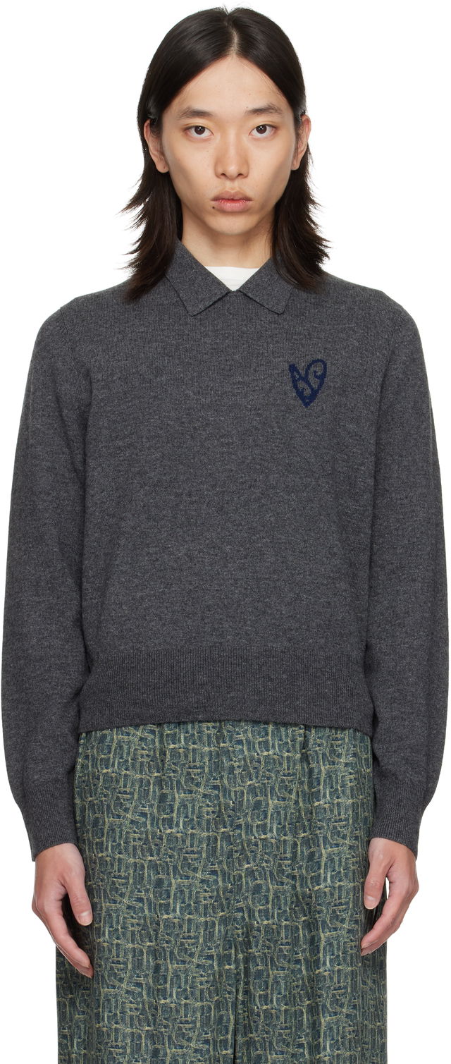Acne Studios Yak Wool Polo Sweater