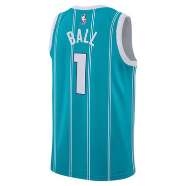 Фланелка Jordan Dri-FIT NBA Charlotte Hornets Icon Edition 2022/23 Swingman Jersey Тюркоазено | DN1998-415, 2