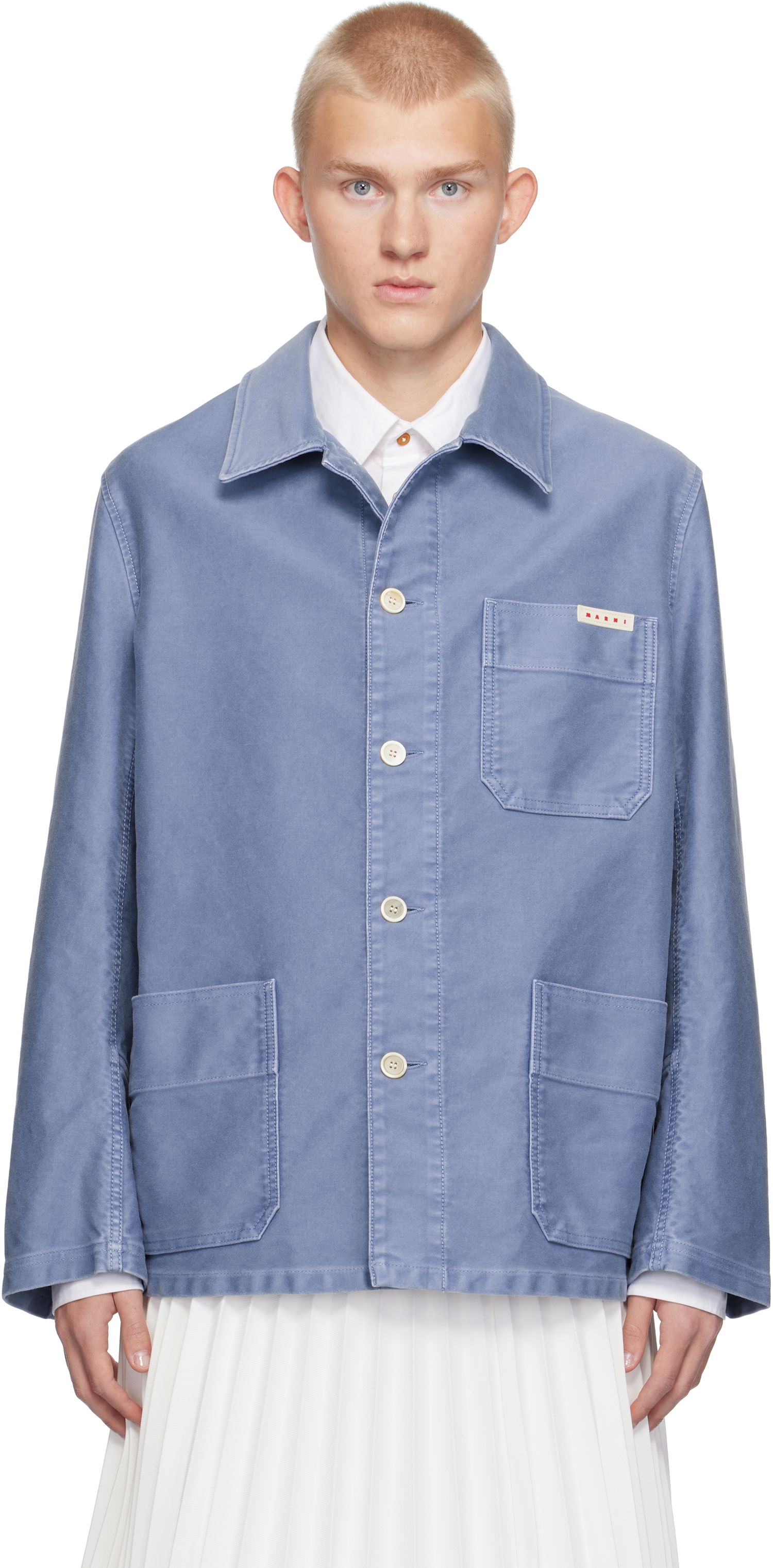 Яке Marni Workwear Jacket Синьо | GUMU0026GX USCY01, 0