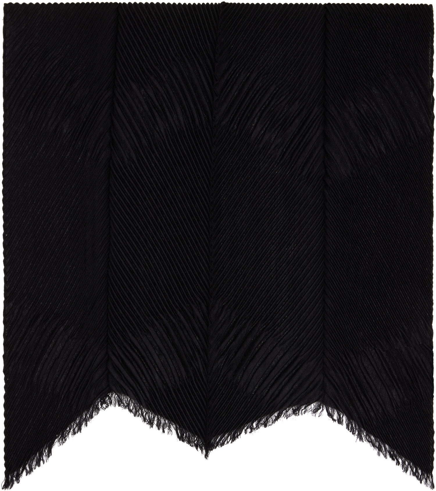 Шал Max Mara Max Mara Pleated Scarf Черно | 2524546091600, 1