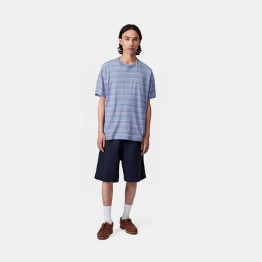 Тениска Carhartt WIP Carhartt WIP Brodine Stripe Short Sleeve T-Shirt Синьо | I035168_6, 2