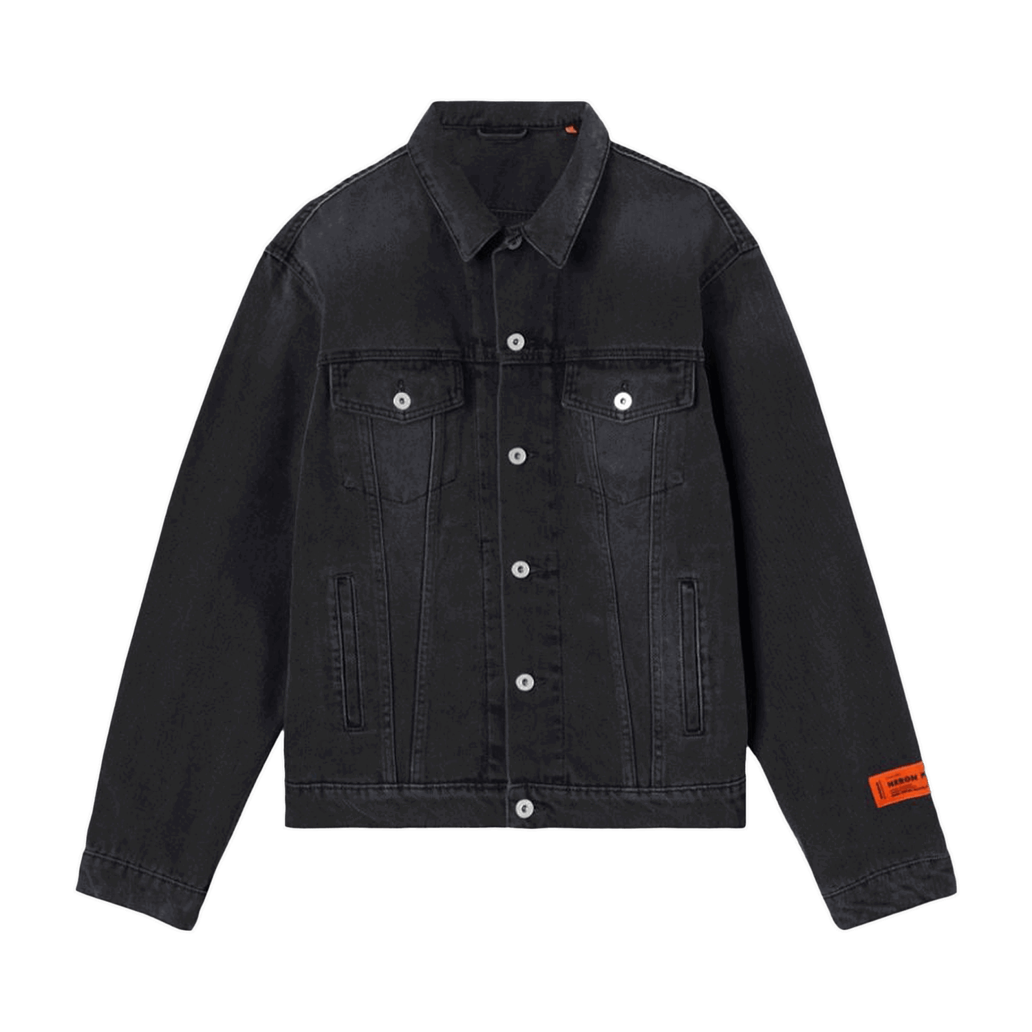 Яке HERON PRESTON Regular Denim Jacket Черно | HMYE012F22DEN0011000, 0