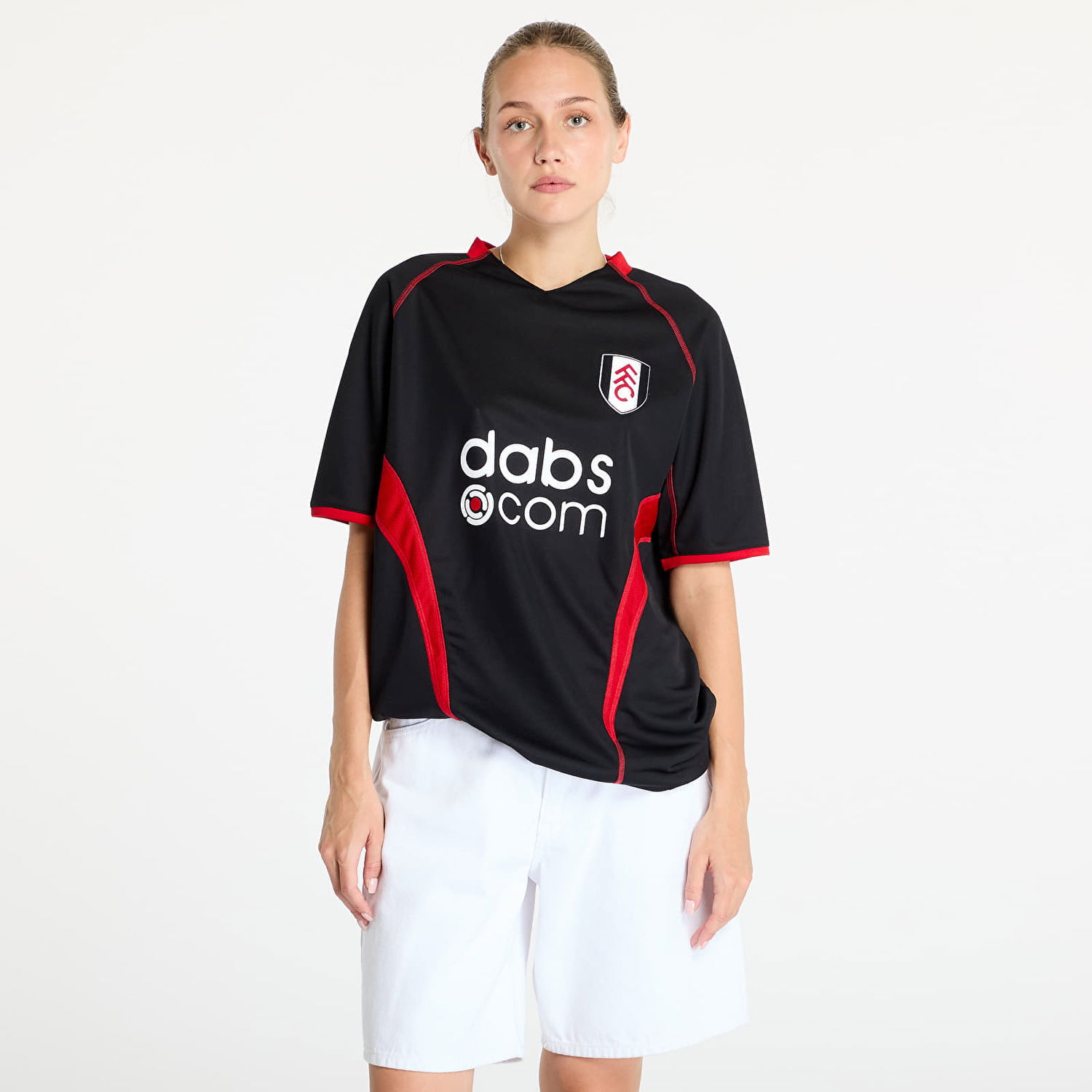 Фланелка COPA Fulham FC 2003 - 2004 Away Retro Football Shirt UNISEX Black/ Red Черно | 451-017, 1