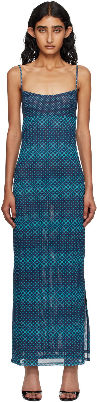 Pокля Miaou Miaou Thais Maxi Dress Синьо | 5019PM1WRP, 0