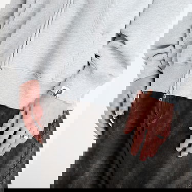 Суитчър BAPE BAPE® x FOOTSHOP - Zip-Up Hoodie UNISEX Gray Сиво | 001ZPL721312MGRY, 5