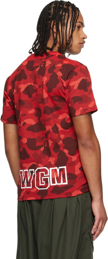 Тениска BAPE Camo Shark T-shirt Червено | 001CSL801017M, 2