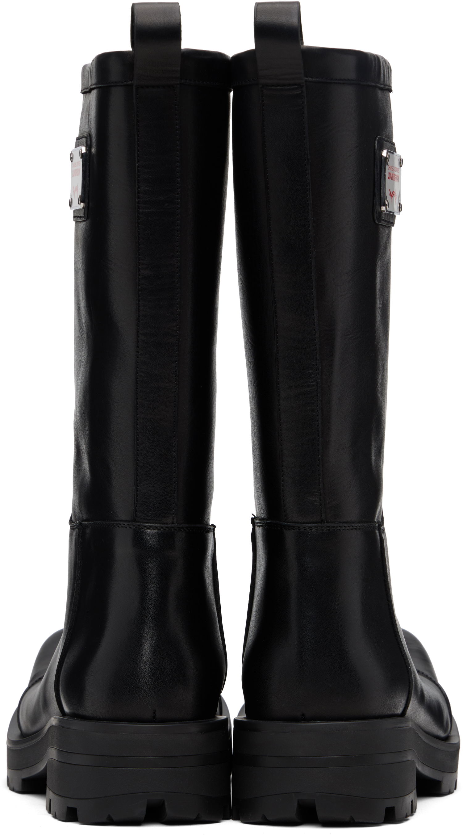 Кецове и обувки Charles Jeffrey Loverboy Charles Jeffrey LOVERBOY Sheathed Moggies Boots Черно | 52150301, 1