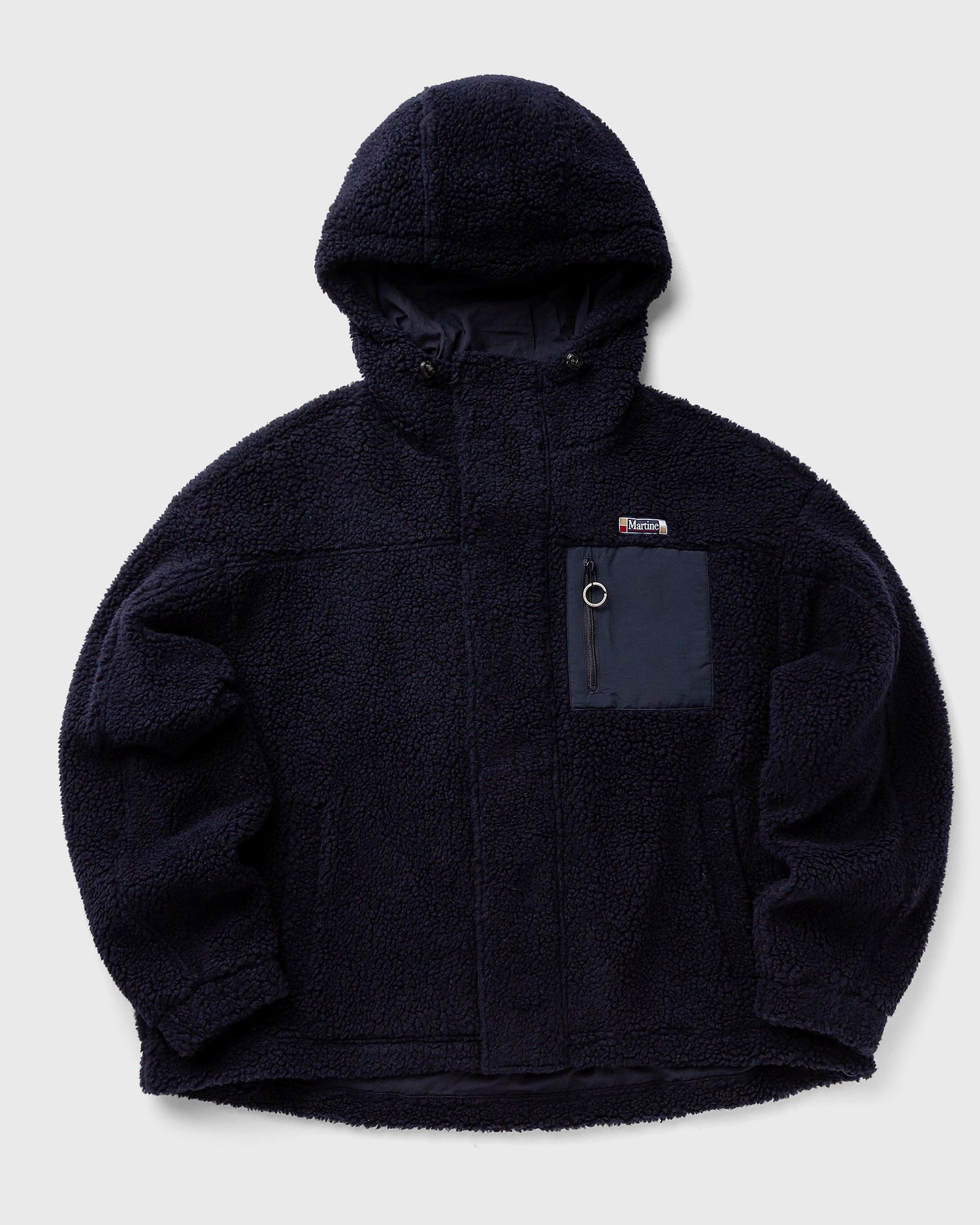 Суитчър Martine Rose Oversized Fleece Hoodie Тъмно синьо | 706JT04504-BLU, 0