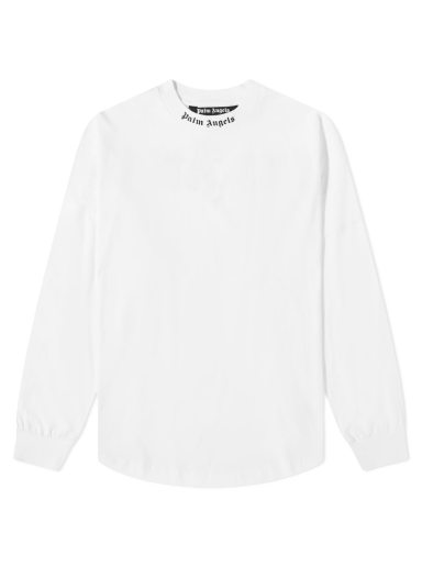 Тениска Palm Angels Long Sleeve Oversized 3D Logo Tee Бяло | PMAB001C99JER0030132