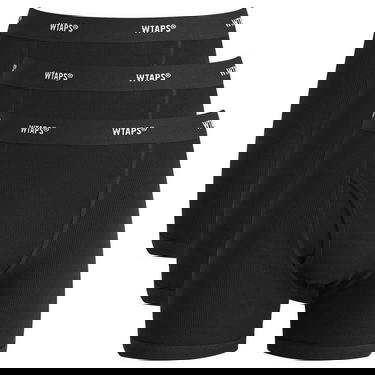 Боксерки WTAPS 3-Pack Skivvies Boxer Shorts Черно | 242MYDT-UWM03-BLK, 0