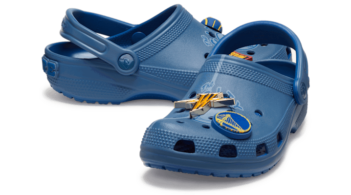 Кецове и обувки Crocs NBA Warriors Elevated Classic Clogs Синьо | 210251-90H, 1