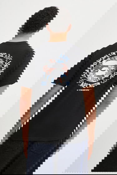 Тениска AAPE by A Bathing Ape AAPE Basic T-Shirt with Print Черно | AAPTEM1732XXP, 2